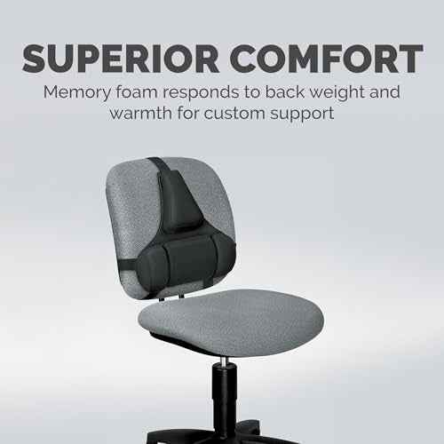 Fellowes Professional Series Back Support, Black (8037601)