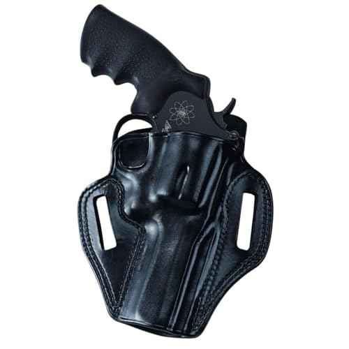 Galco CM126B Combat Master Belt Holster for S&W N FR 0.44 Model, Right, Black