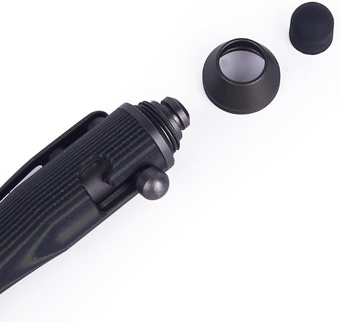 5.7'' G10 EDC Bolt Action Pen Touch Screen Stylus Model 5375-N | Refillable ballpoint ink G10 body with pocket clip ergonomic grip comes with a free refill