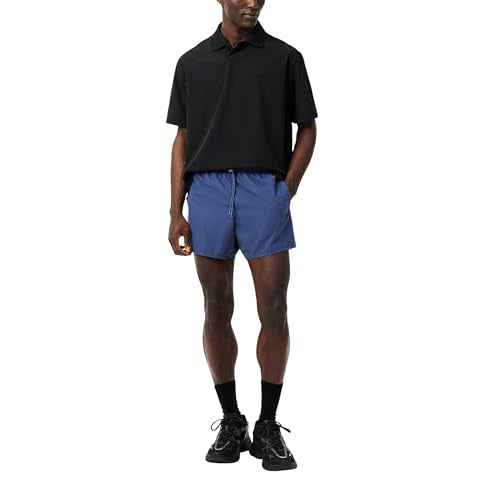 Lacoste Men's Lightweight Monochrome Swim Trunks