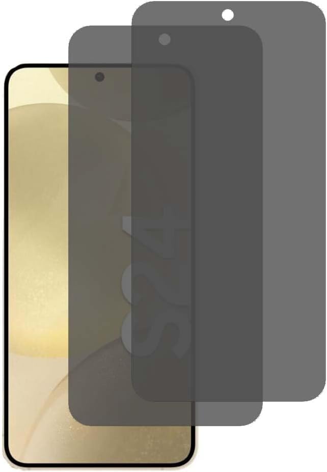 [2 Pack For Samsung Galaxy S24 Privacy Anti-spy Soft Film Screen Protector Fingerprint Unlock