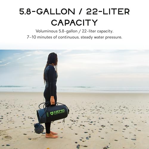 NEMO Equipment Helio Portable Pressure Camp Shower