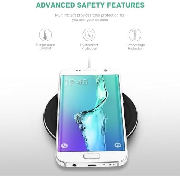 Wireless Charger Fast 7.5W and 10W Compatible with T-Mobile REVVL 7 PRO 5G Charging Pad Slim