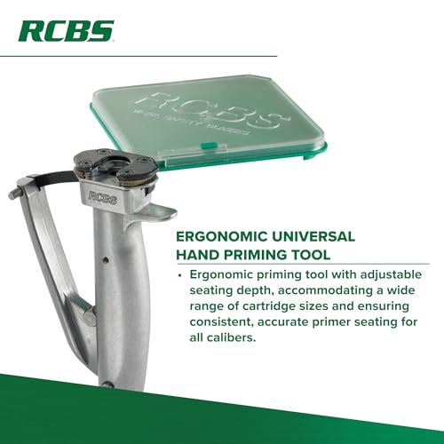 RCBS 90201 Universal Hand Priming Tool, Green