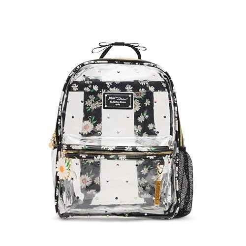 Betsey Johnson Daisy Clear Backpack with Pouch