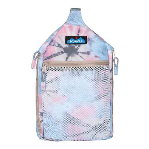 KAVU Yoho Sling Semi Padded Sling Pack Rucksack - Spiral Tie Dye