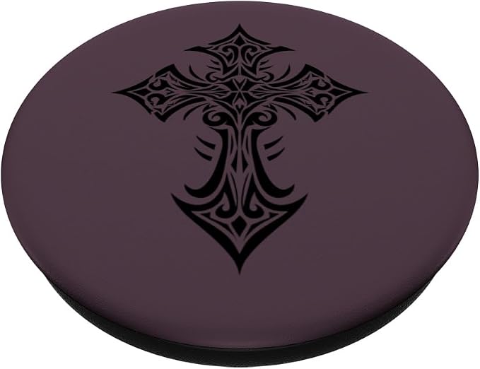Gothic Aesthetic Grunge Cross Gothic Emo PopSockets PopWallet for MagSafe