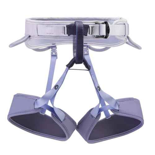 PETZL CORAX LT WOMEN comfortable, durable women's harness for a variety of climbing objectives, XS, lilac white