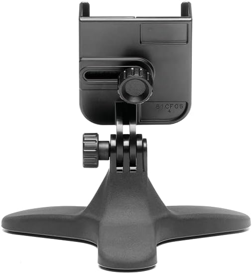 WeatherTech DeskFone - Universal Desktop Cell Phone Holder (Black Metal Knobs)