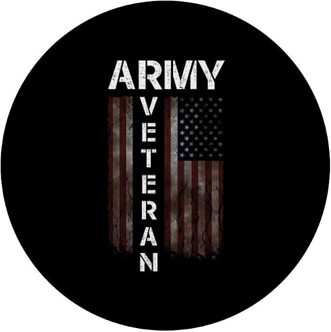 Cool American (USA) Flag - Proud Us Army Veteran Gift Idea PopSockets Adhesive PopGrip