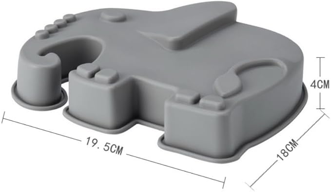 Hyoocct NonStick Frog Cake Pan Elephant Cakes Pans Silicone Baking Mold - 2pc