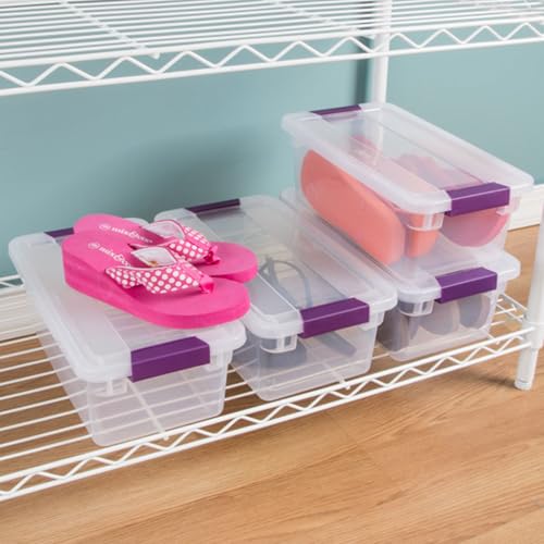 Sterilite 36-Pack ClearView Latch Box, Stackable Storage Organizer Bins for Home, 6 Quart - size: 36 Pack, style: 6 Quart