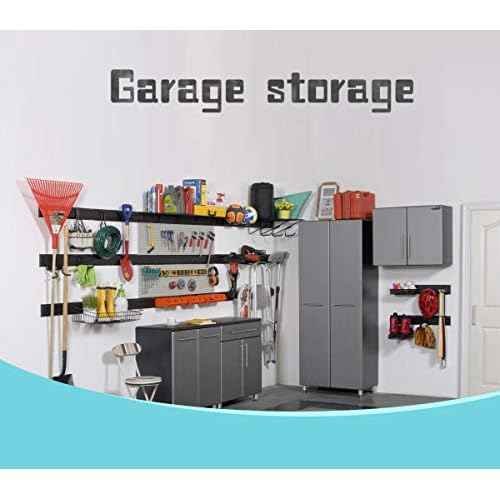 Ultrawall Garden Tool Organizer, 48 Inch Garage Tool Organizer Wall Mount, Heavy Duty Steel Wall Holders for Tools, 400lb Weight Capacity