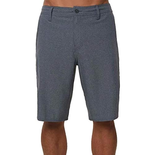 O'NEILL Men's 21 Inch Loaded Heather Hybrid Shorts - Water Resistant Mens Shorts with Quick Dry Stretch Fabric and Pockets