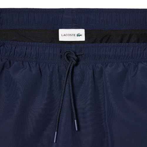 Lacoste Men's Core Collection Branding Mid-Thigh Swim Shorts