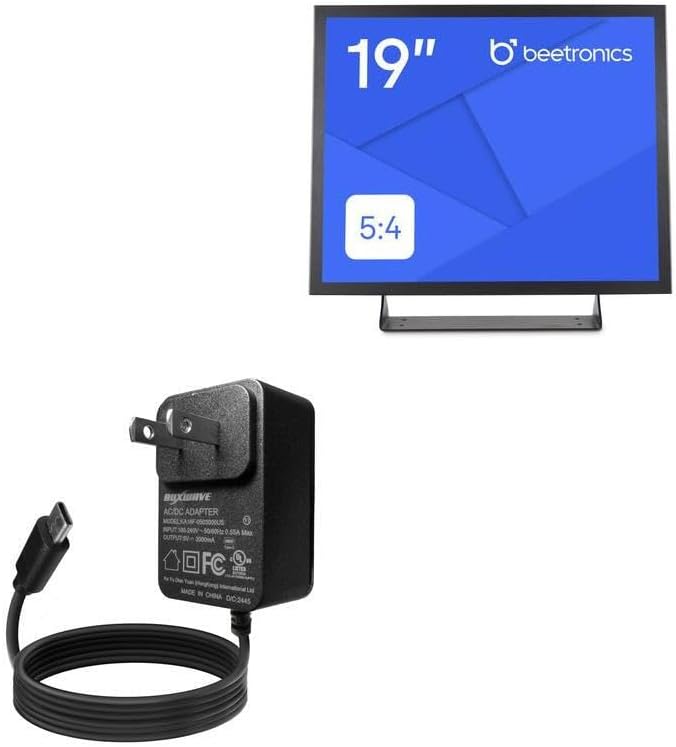 BoxWave Charger Compatible with Beetronics 19HB9M - Wall Charger Direct (15W) Rapid Charge Your Device with Built-in 3ft Cable
