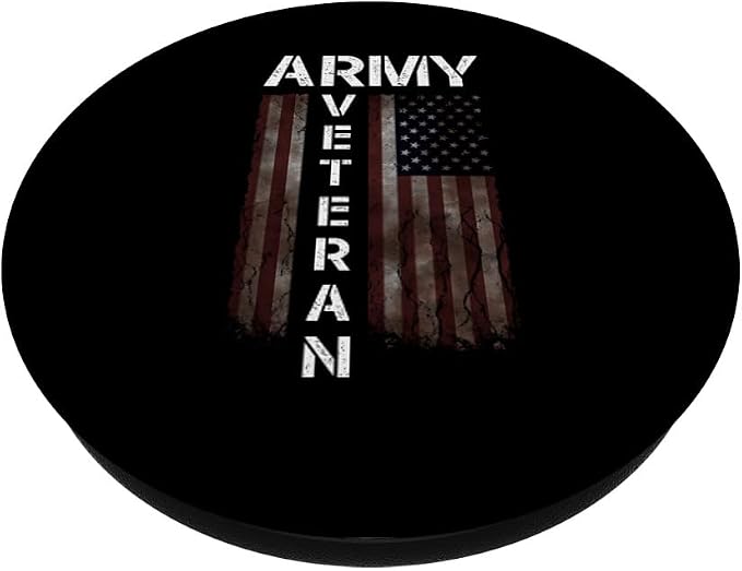 Cool American (USA) Flag - Proud Us Army Veteran Gift Idea PopSockets Adhesive PopGrip