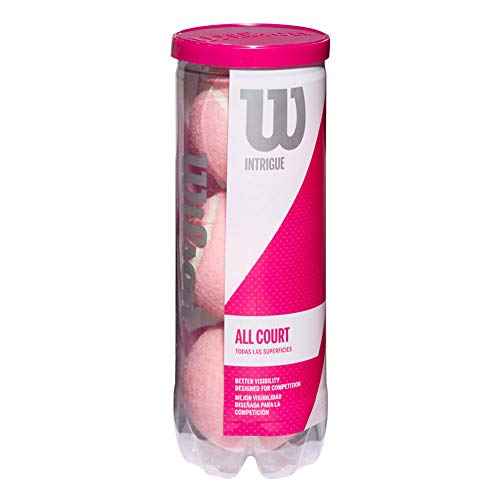 WILSON Intrigue All Court Pink Tennis Balls (1/2-Case)