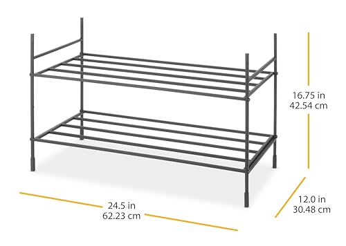 Whitmor Modular 2-Tier Stacker Shelf - size: 2-TIER