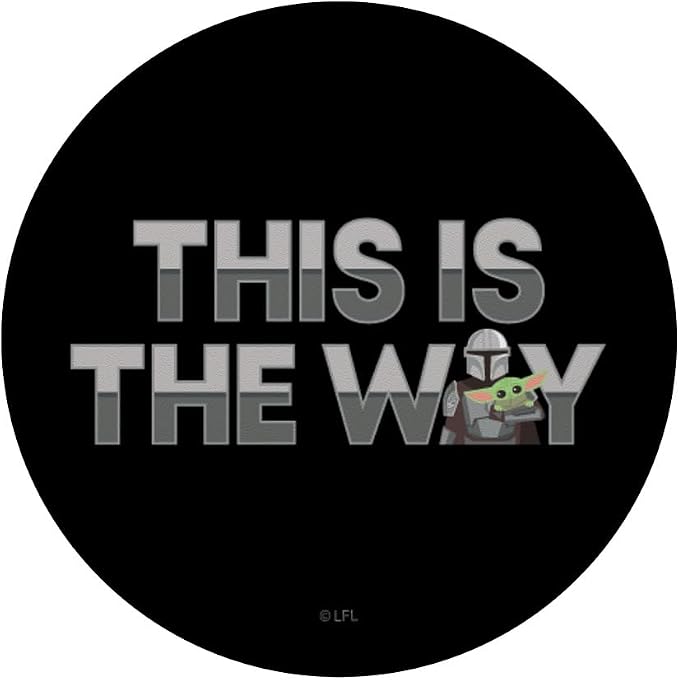 Star Wars The Mandalorian Mando &amp the Child This Is The Way PopSockets Adhesive PopGrip