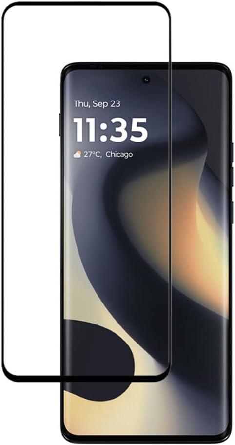 for Motorola Edge 2024 3D Curved Screen Protector [2 Pcs] Full Coverage HD Clear Anti-Scratch Easy Installation Screen Tempered Glass for Moto edge 2024 6.6