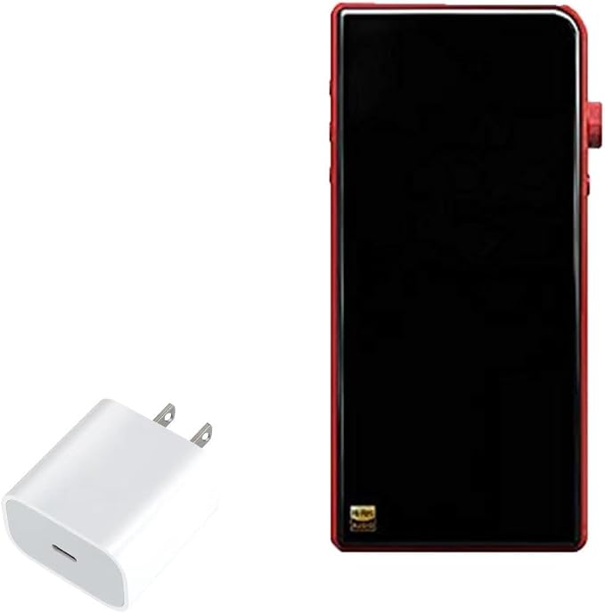BoxWave Charger Compatible with Shanling M3s - PD GAN miniCube (30W) 30W Tiny PD GAN Type-C Wall Charger - Winter White