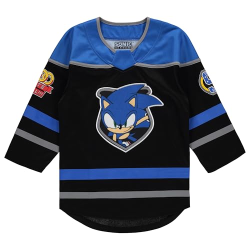 Sonic The Hedgehog Boys Long Sleeve Hockey Jersey
