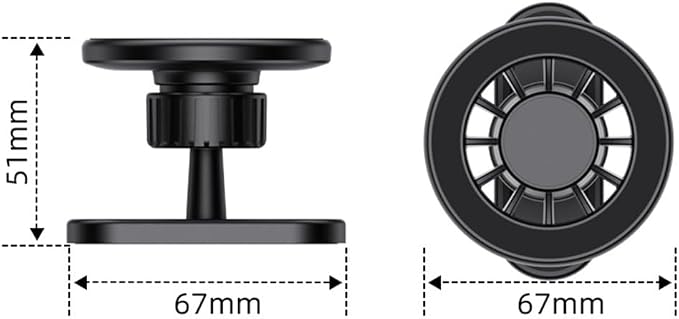 Strong Magnetic Mount Adjustable Magnetic Stand for Hands Frees Use During Travel