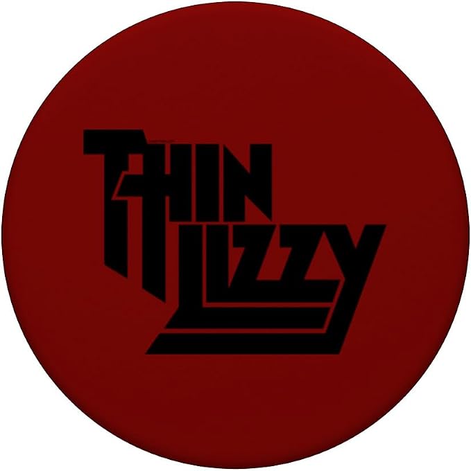 Thin Lizzy – Stacked Black Logo PopSockets Adhesive PopGrip