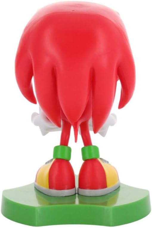 Exquisite Gaming: Holdems: SEGA - Knuckles - Earbud &amp Phone Holder Cable Guys Stand Mini Collectibles with a Twist Classic Sonic Licensed Figure