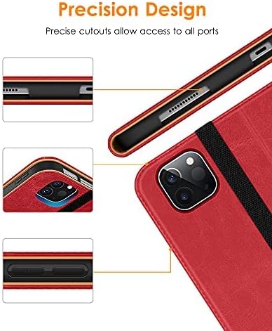 DTTO Case for iPad Pro 11 Inch 4th / 3rd / 2nd / 1st Generation 2022/2021/2020/2018Premium PU Leather Folio Stand Cover with Hand Strap Auto Wake/SleepMultiple Viewing Angles Black