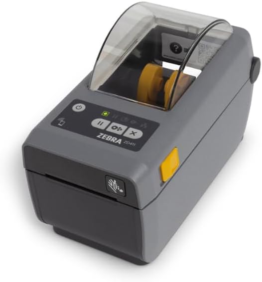 Zebra Technologies ZD411 Printer - Direct Thermal 203DPI - Modular Connectivity - BTLE5 - EZPL - with Cleaning Cloth