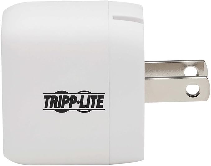 Tripp Lite USB C Wall Charger 1-Port Compact Gan Technology 20W Charging PD3.0 White (U280-W01-20C1-G)