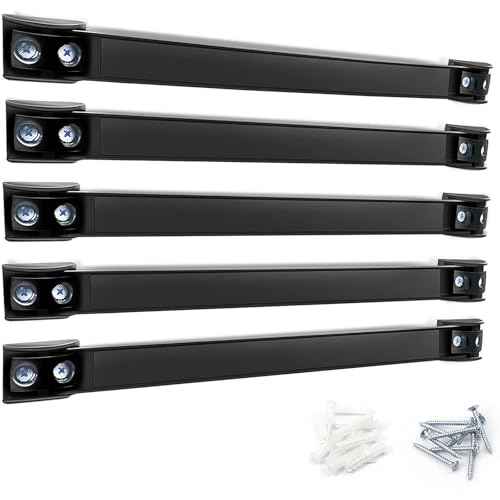 DGSL Magnetic Tool Holder Strip 5 Pack, 16 In Heavy Duty Tool Organizer Magnetic Strip, Tool Magnet Bar For Garage Tool Organization