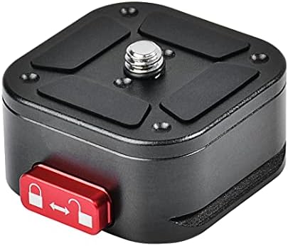 Quick Release Plate, Camera Tripod Mount Arca Swiss QR Plate Fast Claw Clamp Compatible with Canon Sony Nikon Pentax DSLR/SLR/Zhiyun/Feiyu/DJI/Moza Stabilizer, Tripod Slider Gimbal