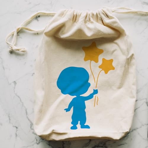 FINGERINSPIRE 9 Pcs Balloon Figure Painting Stencil with Brush 5.9x5.9inch Little Lady and Boy Pattern Drawing Template People with Balloon DIY Stencil for Painting on Wood Wall Fabric Furniture