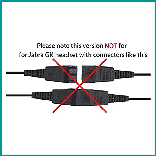 USB-A Adapter Cable to Plantronics QD Connects QD Headset to PC Laptop Phones Built-in Speaker Volume &amp mic Mute Controls | Connects QD Headset to Phone PC Laptop Built-in Speaker Volume Contro