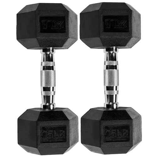 Fitvids Adjustable Dumbbell Set, 40lbs Free Weights Set for Exercise and Fitness