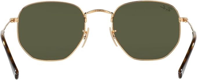 Ray-Ban unisex-adult Rb3548n Hexagonal Flat Lens Hexagonal Sunglasses