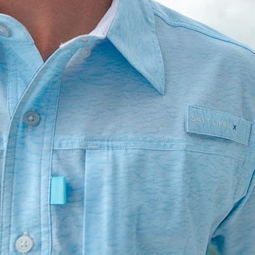 Salt Life Men's H20 Short Sleeve Fishing Shirt