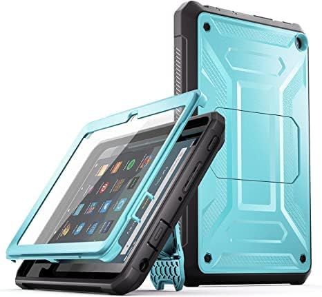All-New 8 &amp 8 Plus Tablet DJ&ampRPQ Not fit 8in Sony Nokia DJ&ampRPQ Full Body Rugged Hands-Free Viewing Stand Back Cover with Screen Protector Green