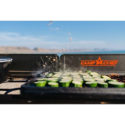 Camp Chef Reversible Pre-seasoned Cast Iron Griddle, Cooking Surface 16" x 24"