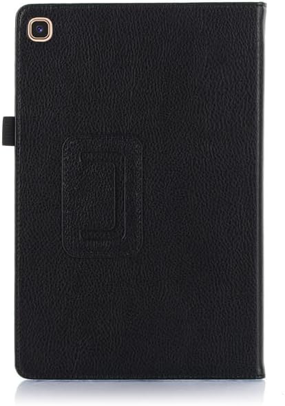 Generic Slim Folding Folio Stand Case for Samsung Galaxy Tab A 8.0 Inch 2019 (SM-T290/SM-T295) Lightweight Magnetic Closure PU Leather Flip Shockproof Auto Wake/Sleep Smart Cover Black