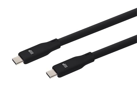 Monoprice USB4 Gen 2 Silicone Cable 6ft Black