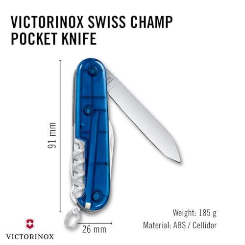 Victorinox Swisschamp Multi-Tool (Sapphire), 91mm