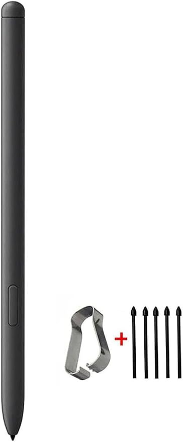 S6 Lite Stylus Pen Replacement S Pen for Samsung Galaxy Tab S6 Lite (EJ-PP610BPEGUJ) Stylus Pen+Tips/Nibs (Gray)
