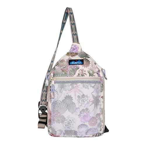 KAVU Yoho Sling Semi Padded Sling Pack Rucksack - Succulents