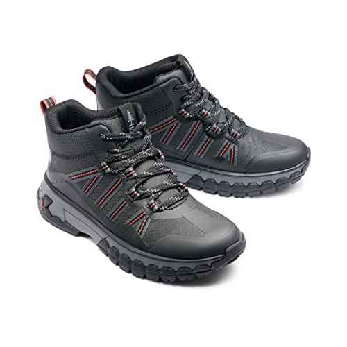 BASS OUTDOOR womens Peak Webbing Hiker MAnkle Boot