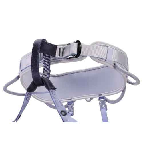 PETZL CORAX LT WOMEN comfortable, durable women's harness for a variety of climbing objectives, XS, lilac white