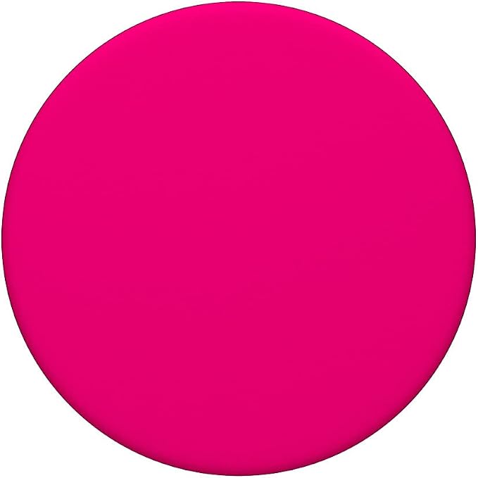 Hot Pink Magenta Bright Cute Color Gift for Girls PopSockets PopGrip: Swappable Grip for Phones &amp Tablets PopSockets Adhesive PopGrip